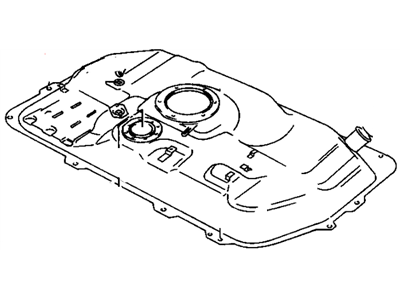 GM 91174019 Tank, Fuel