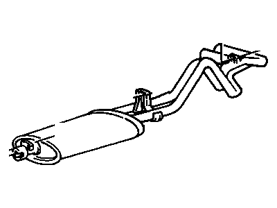 GM 15659514 Exhaust Muffler Assembly (W/ Tail Pipe)
