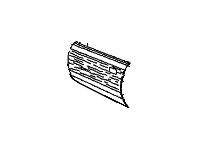 GM 10273926 Molding-Front Side Door Edge Guard *Colonial Oakk