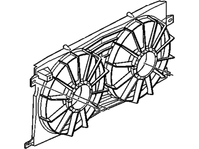 GM 12463010 Fan Shroud