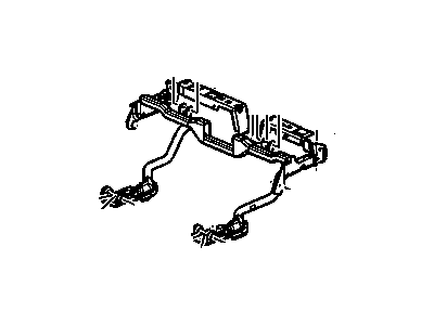 GM 88941236 Riser, Rear Seat *Pewter