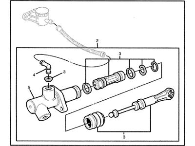 GM 92159108 Master Cylinder