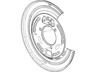 GM 22857915 Backing Plate