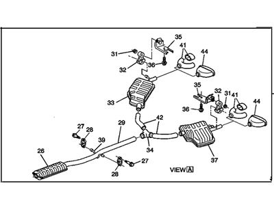 GM 25681398 Muffler Asm-Exhaust (W/ Catalytic Converter, Exhaust