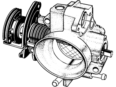 GM 17113543 Fuel Injection Air Meter Body