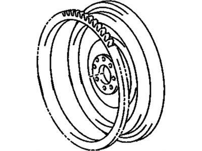 GM 19185260 Engine Crankshaft FLYWHEEL