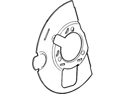 GM 20971875 Shield-Front Brake