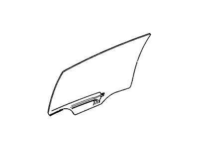 GM 20884504 Window-Rear Side Door