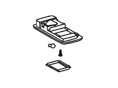 GM 94859694 Lamp, Windshield Header Courtesy & Reading(W/Sun Roof Switch) *Neutral