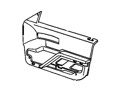 GM 12520248 F-PANEL, FR