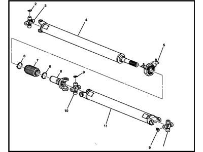 GM 23508418 Drive Shaft