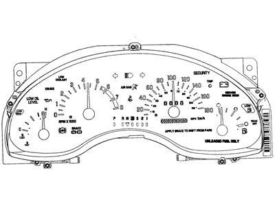 GM 16174034 Instrument Cluster Assembly