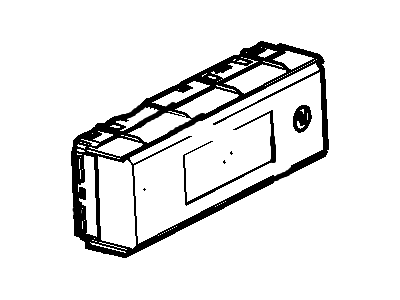 GM 13587756 Heater & Air Conditioner Control Assembly Remote