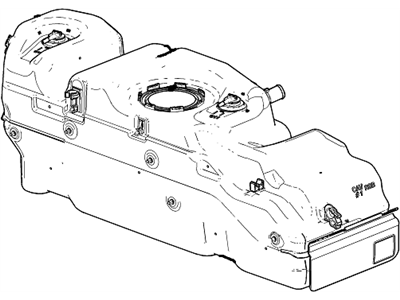 GM 22772344 Fuel Tank