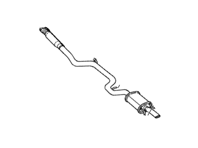 GM 10323004 Exhaust Muffler Assembly (W/ Exhaust Pipe & Tail Pipe)