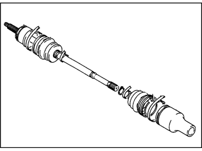 GM 30018139 Front Wheel Drive Shaft