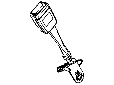 GM 19303622 Outer Buckle