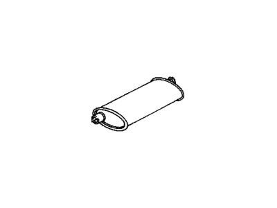 GM 12546140 Exhaust Muffler Assembly