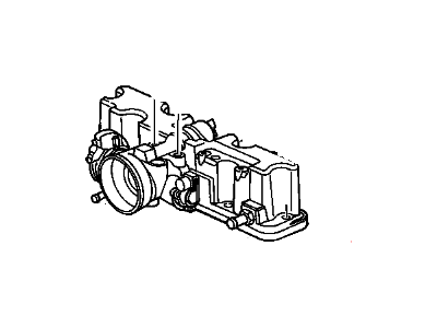 GM 17096170 Manifold Asm-Upper Intake (W/ Throttle Body)