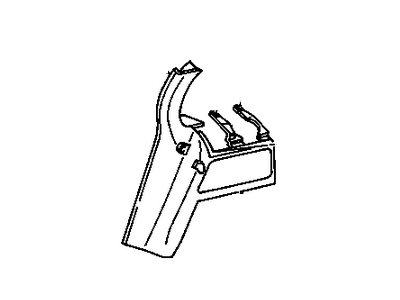 GM 10222920 PANEL, Lock Pillar Trim