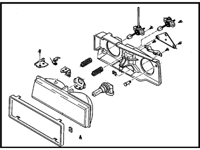 GM 16515792 Headlamp Capsule Assembly - (R/H)