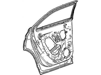 GM 23376623 Door Shell