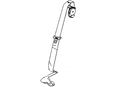GM 19368187 Center Belt Assembly