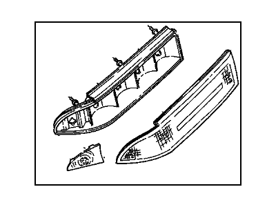 GM 5977077 Lamp Asm-Tail