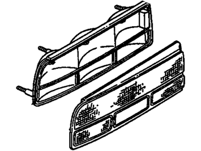 GM 16517458 Lamp Asm-Back Up & License