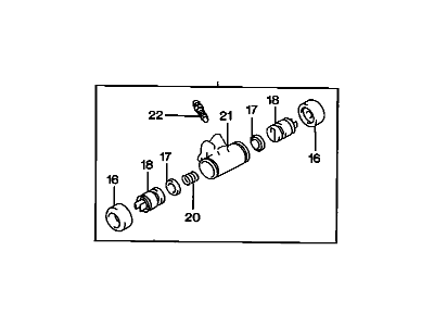 GM 94856390 Cylinder, Rear Brake