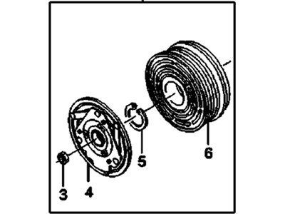 GM 96408442 Clutch & Pulley