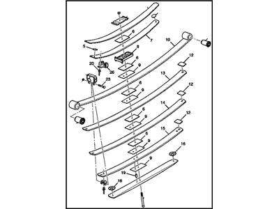 GM 84992012 Leaf Spring