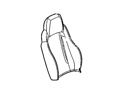 GM 19123856 Seat Back Cover
