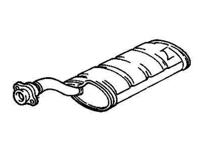 GM 12545734 Exhaust Muffler