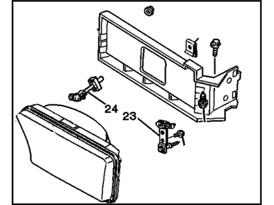 GM 16513646 Headlamp Assembly