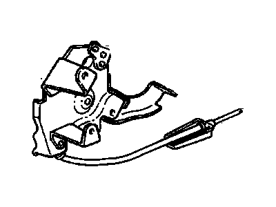 GM 10306508 Cable Asm-Parking Brake Front