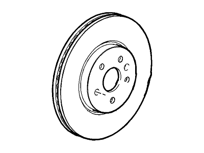 GM 13502059 Front Brake Rotor (Coated)