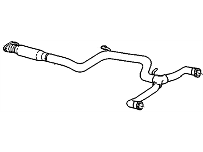 GM 12455057 Exhaust Pipe Assembly