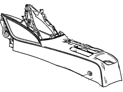 GM 95164579 Center Console