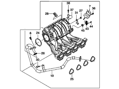 GM 25189256 Intake Manifold