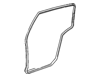 GM 20742929 W/Strip Asm -Rear Door Complete