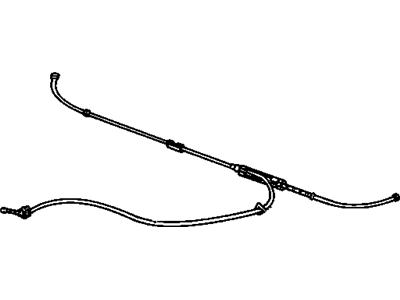 GM 22551343 Cable Asm-Parking Brake Front