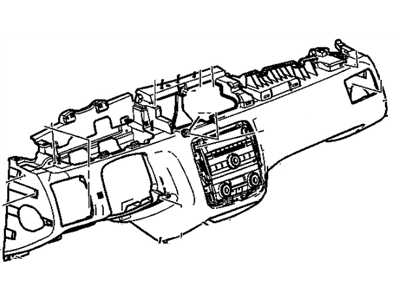 GM 15886737 Instrument Panel