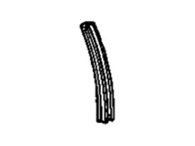 GM 25541752 W/Strip Asm-Side Roof Rear P/Weld *Black