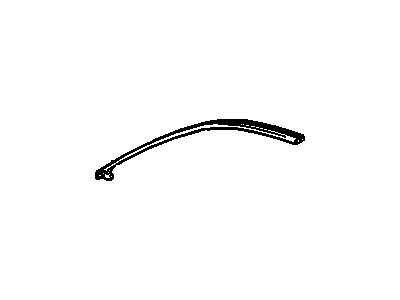 GM 10432905 Molding Asm-Front Side Door Window Upper Reveal <U*Black