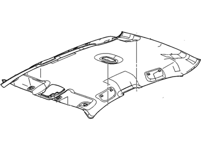 GM 19354632 Panel-Headlining Trim *Titanium