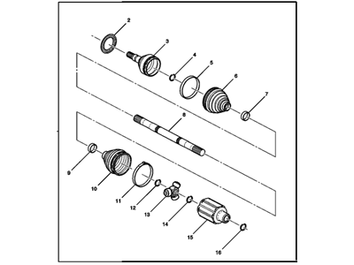 GM 13367771 Axle Assembly