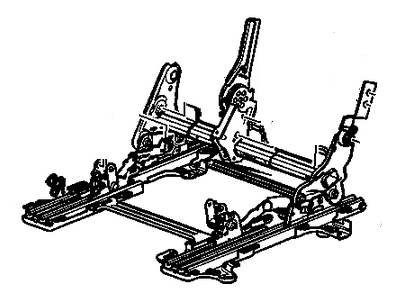 GM 23191929 Seat Adjuster