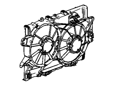 GM 19130587 Fan Shroud