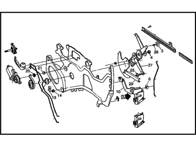GM 22723560 Module Asm-Front Side Door Locking System (W/ Window Regulator)